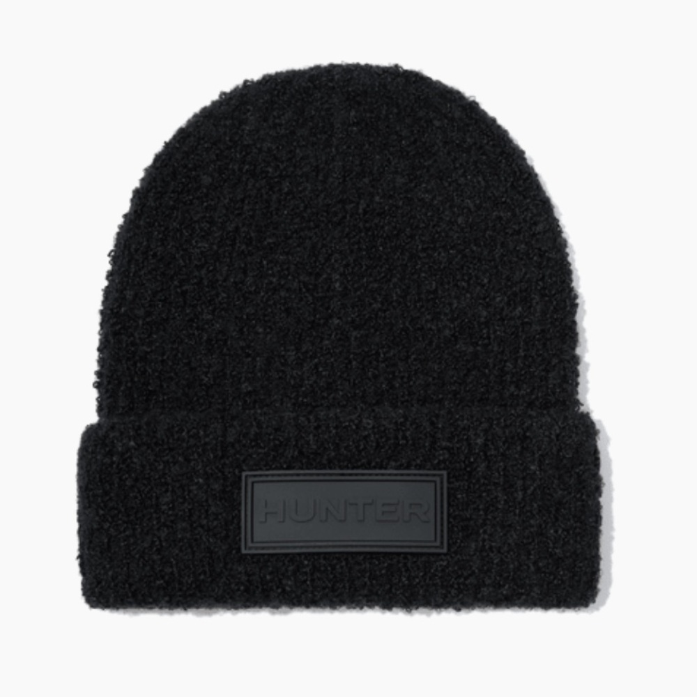 Hunter Tonal Patch Beanie - Black - New With Tags!
